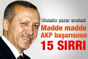 Önkibar: AKP'nin başarısının 15 sırrı