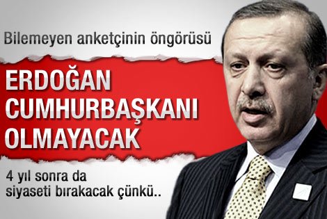 Tarhan Erdem: Erdoğan Köşk'e çıkmak istemiyor