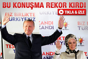 Erdoğan'ın balkon konuşması rekor kırdı