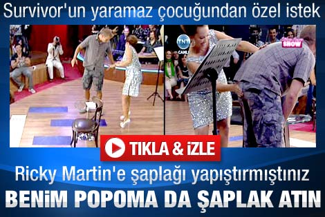 Hülya Avşar'dan Taner'in poposuna şaplak - İzle