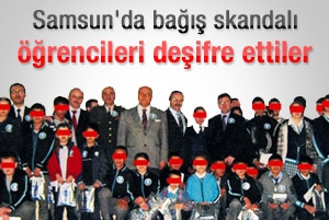 Samsun'da bağış skandalı