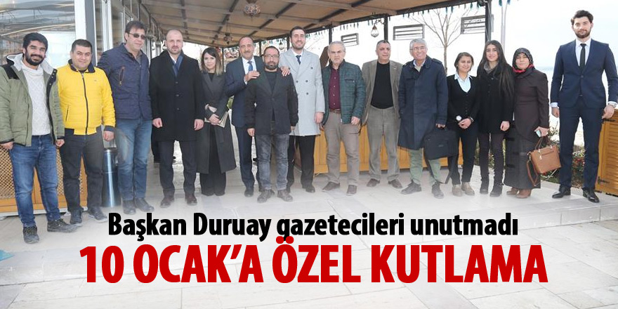 Başkan Duruay yerel gazetecilerle bir araya geldi