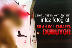 Eşref Bitlis'in komutanının infaz fotoğrafı