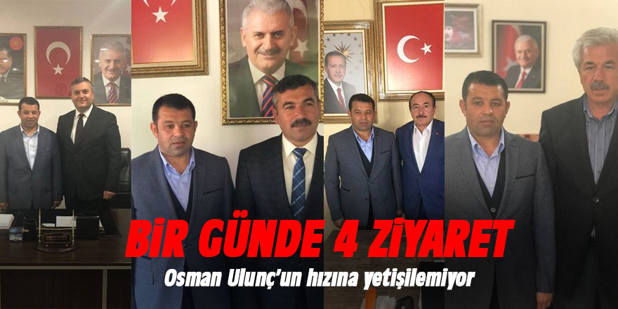 Osman Ulunç; Çubuk, Kalecik, Çamlıdere ve Güdül'de