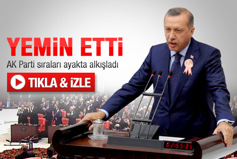 Başbakan Erdoğan yemin etti - izle