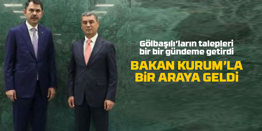 Başkan Şimşek, Bakan Murat Kurum ile bir araya geldi