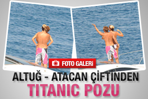 Pınar Altuğ - Yağmur Atacan çiftinden Titanic pozu -Foto