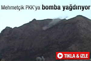 Mehmetçik PKK'yı bombalıyor - Video