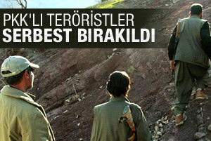 Teslim olan PKK'lılar serbest bırakıldı
