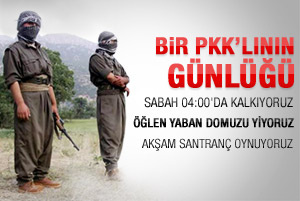 PKK'lının bir günü nasıl geçiyor