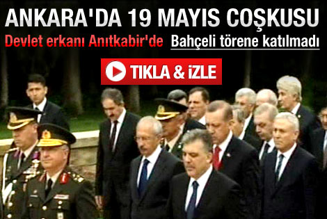 Ankara'da 19 Mayıs kutlamaları