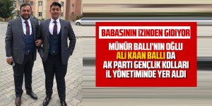 Ali Kaan Ballı siyasette emin adımlarla yürüyor