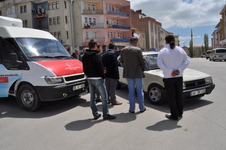 CHP Seçim aracı kaza yaptı 3