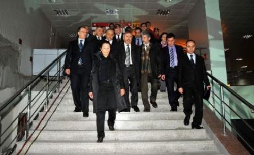 Ankara metrosunda devir teslim töreni