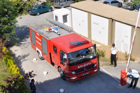 Yangın tatbikatı gerçeği aratmadı 16