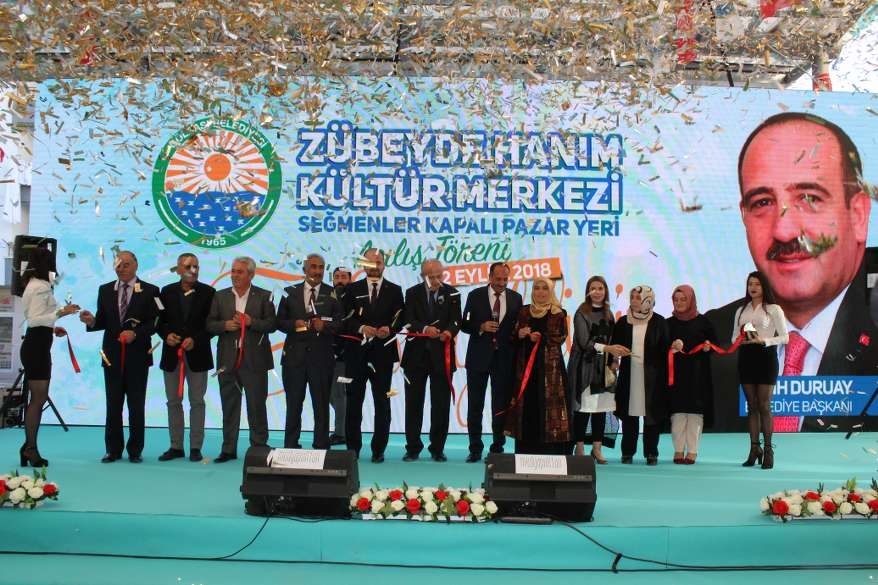 Zübeyde Hanım Kültür Merkezi ve pazar yeri açılışı 19