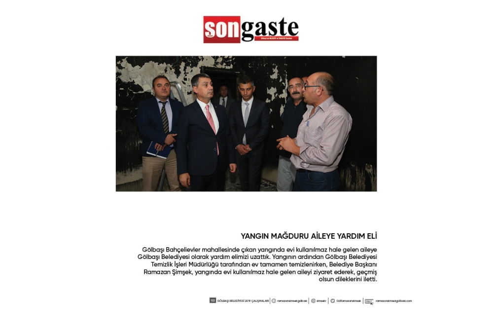 Gölbaşı Belediye Başkanı Ramazan Şimşek 1 yıllık hizmetler 122