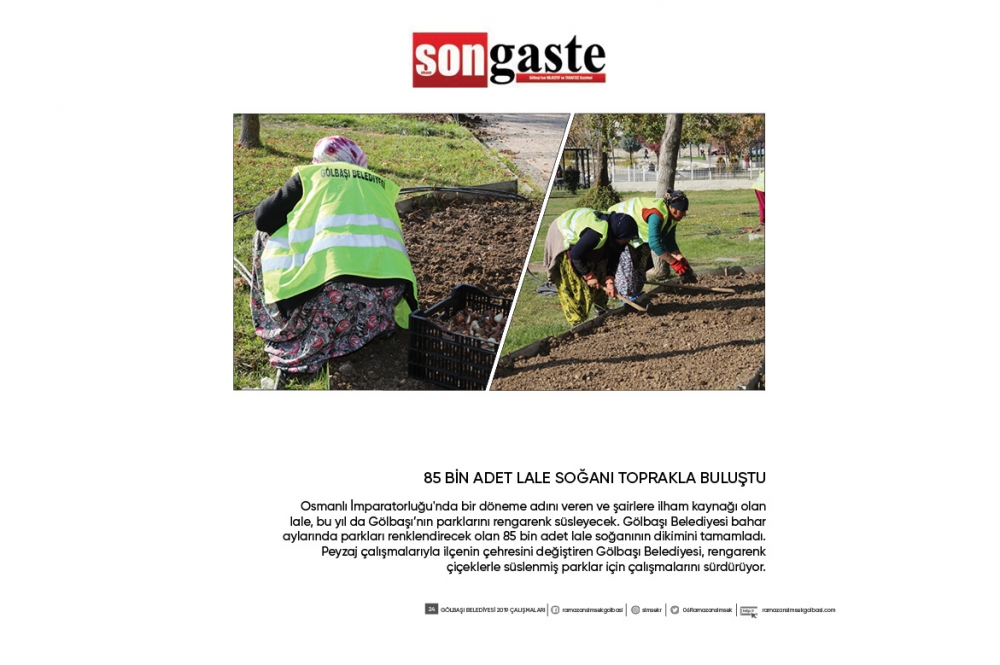 Gölbaşı Belediye Başkanı Ramazan Şimşek 1 yıllık hizmetler 24