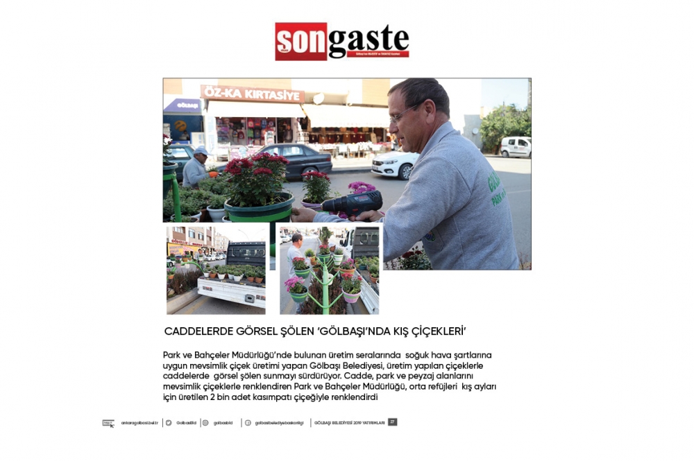 Gölbaşı Belediye Başkanı Ramazan Şimşek 1 yıllık hizmetler 27