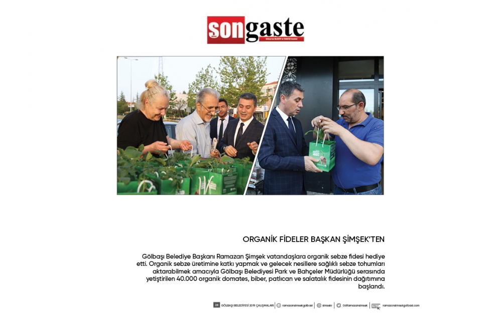 Gölbaşı Belediye Başkanı Ramazan Şimşek 1 yıllık hizmetler 28