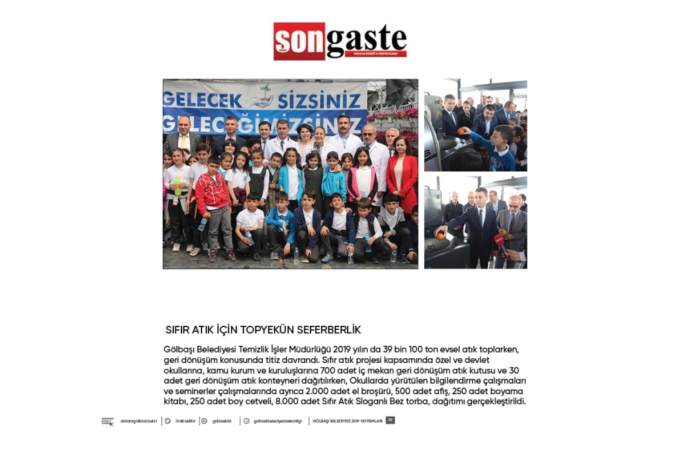 Gölbaşı Belediye Başkanı Ramazan Şimşek 1 yıllık hizmetler 39