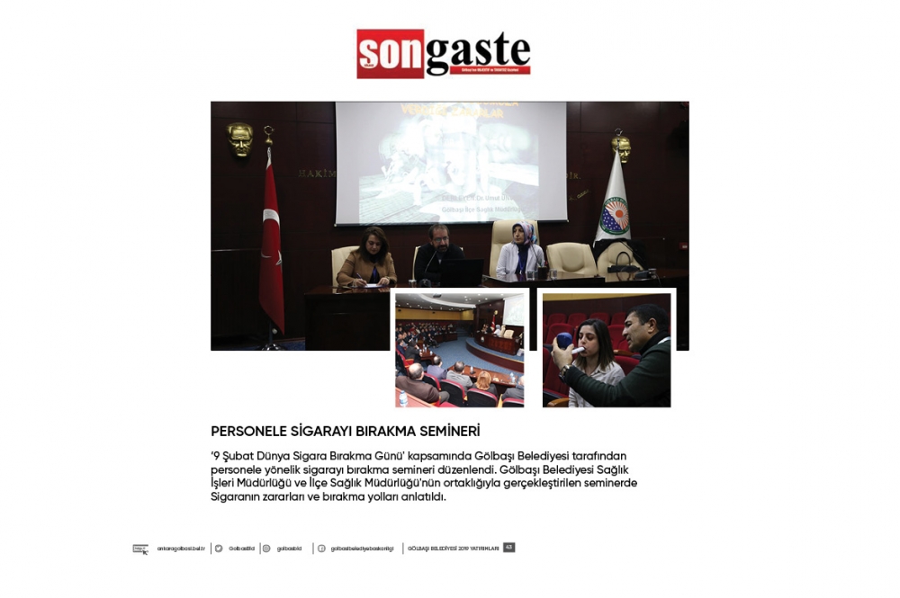 Gölbaşı Belediye Başkanı Ramazan Şimşek 1 yıllık hizmetler 43