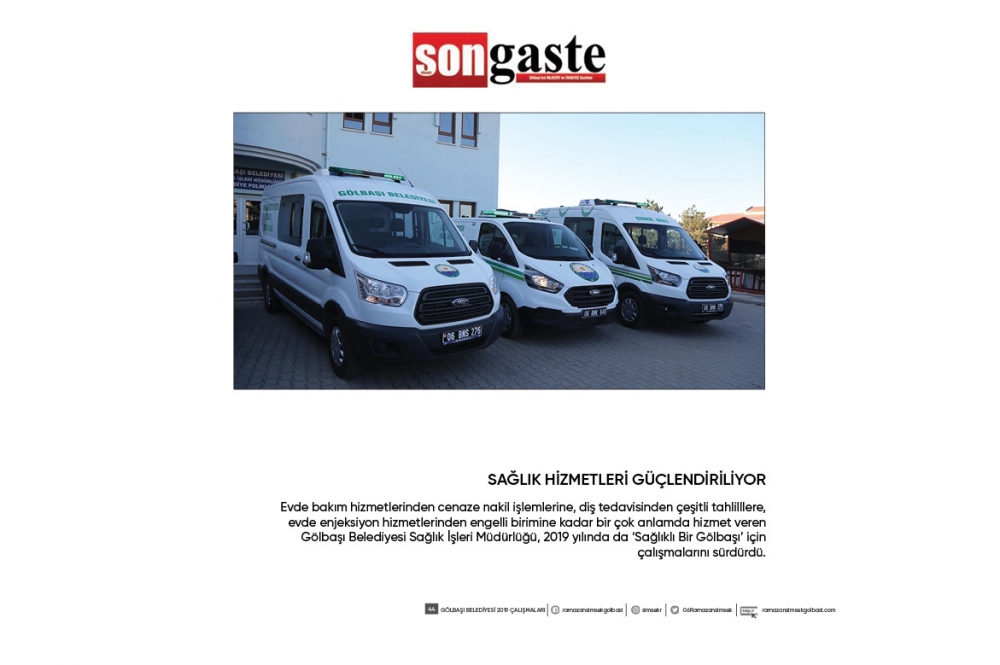 Gölbaşı Belediye Başkanı Ramazan Şimşek 1 yıllık hizmetler 44