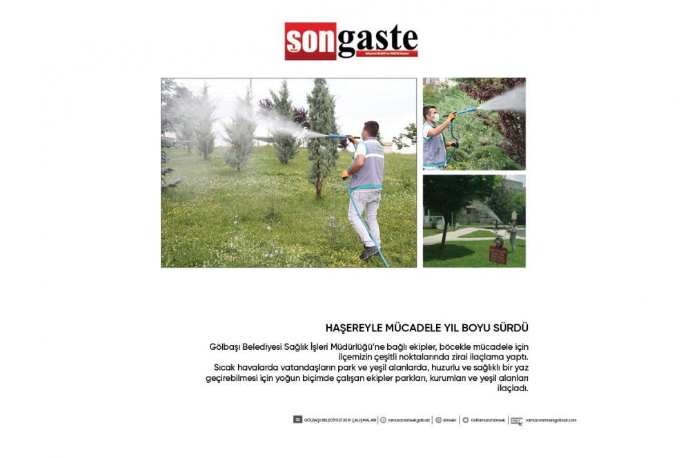 Gölbaşı Belediye Başkanı Ramazan Şimşek 1 yıllık hizmetler 52