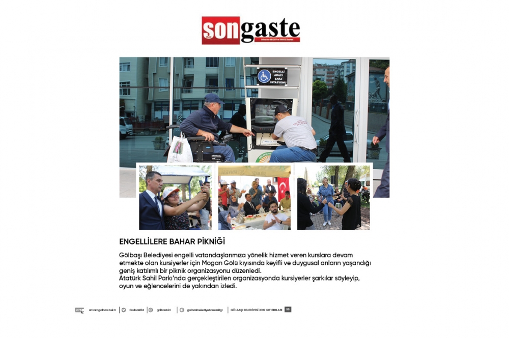 Gölbaşı Belediye Başkanı Ramazan Şimşek 1 yıllık hizmetler 55