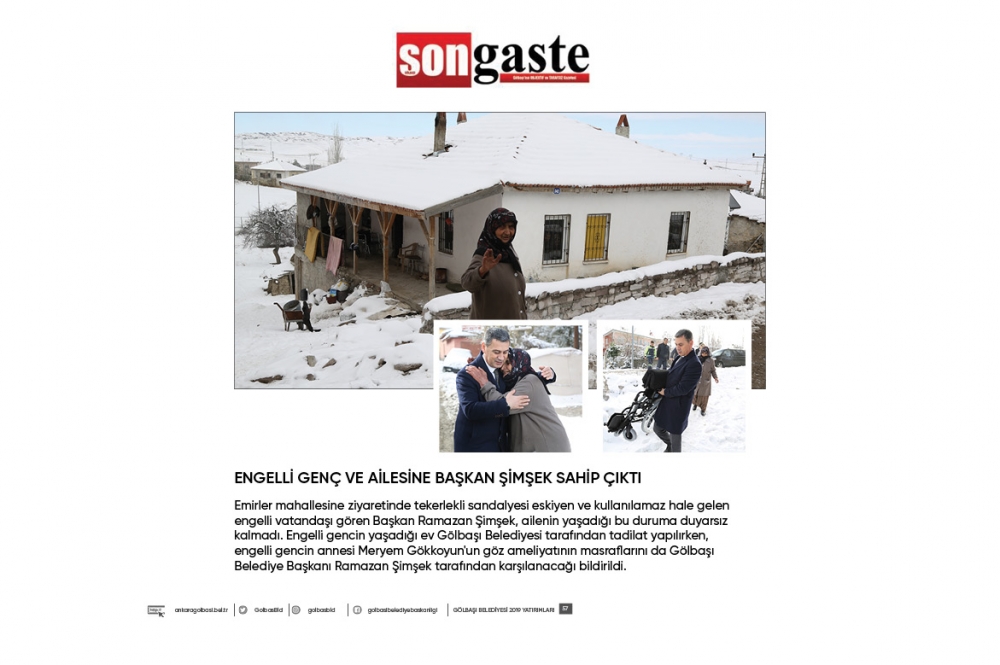 Gölbaşı Belediye Başkanı Ramazan Şimşek 1 yıllık hizmetler 57