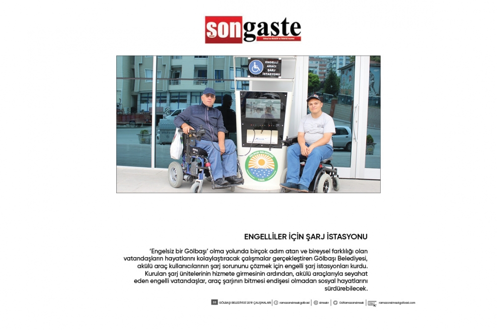 Gölbaşı Belediye Başkanı Ramazan Şimşek 1 yıllık hizmetler 58