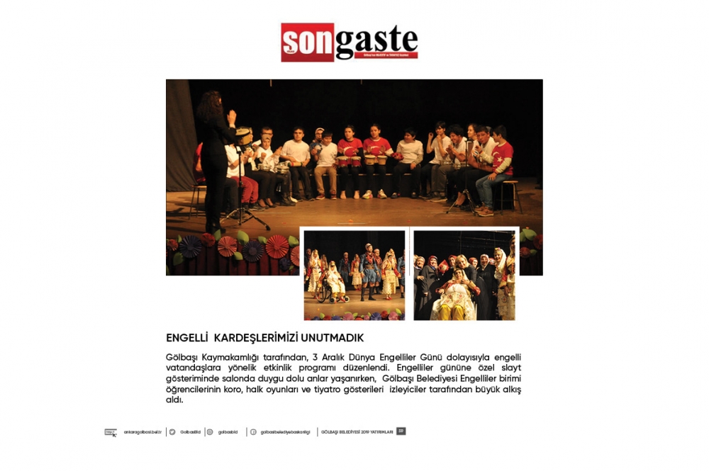 Gölbaşı Belediye Başkanı Ramazan Şimşek 1 yıllık hizmetler 59