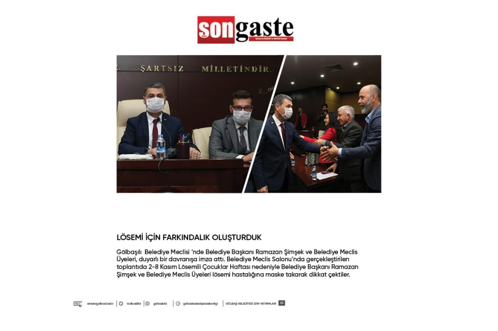 Gölbaşı Belediye Başkanı Ramazan Şimşek 1 yıllık hizmetler 63