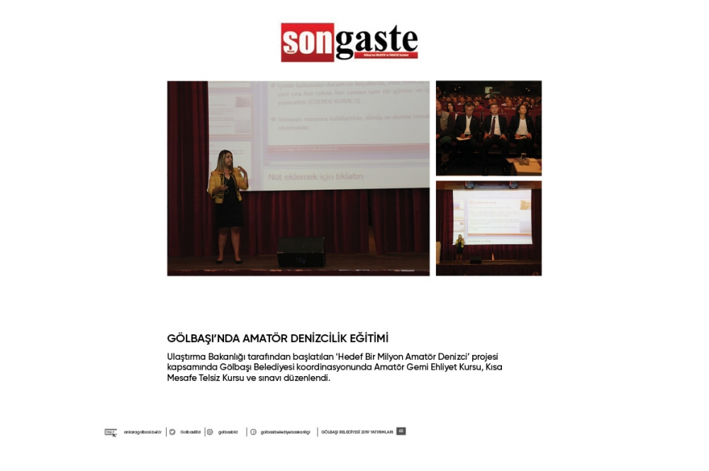 Gölbaşı Belediye Başkanı Ramazan Şimşek 1 yıllık hizmetler 65