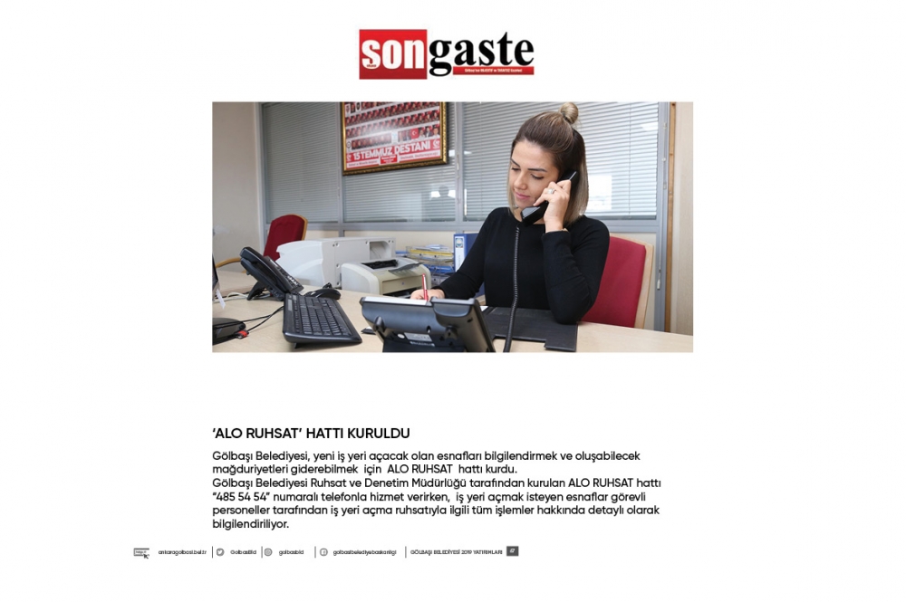 Gölbaşı Belediye Başkanı Ramazan Şimşek 1 yıllık hizmetler 67