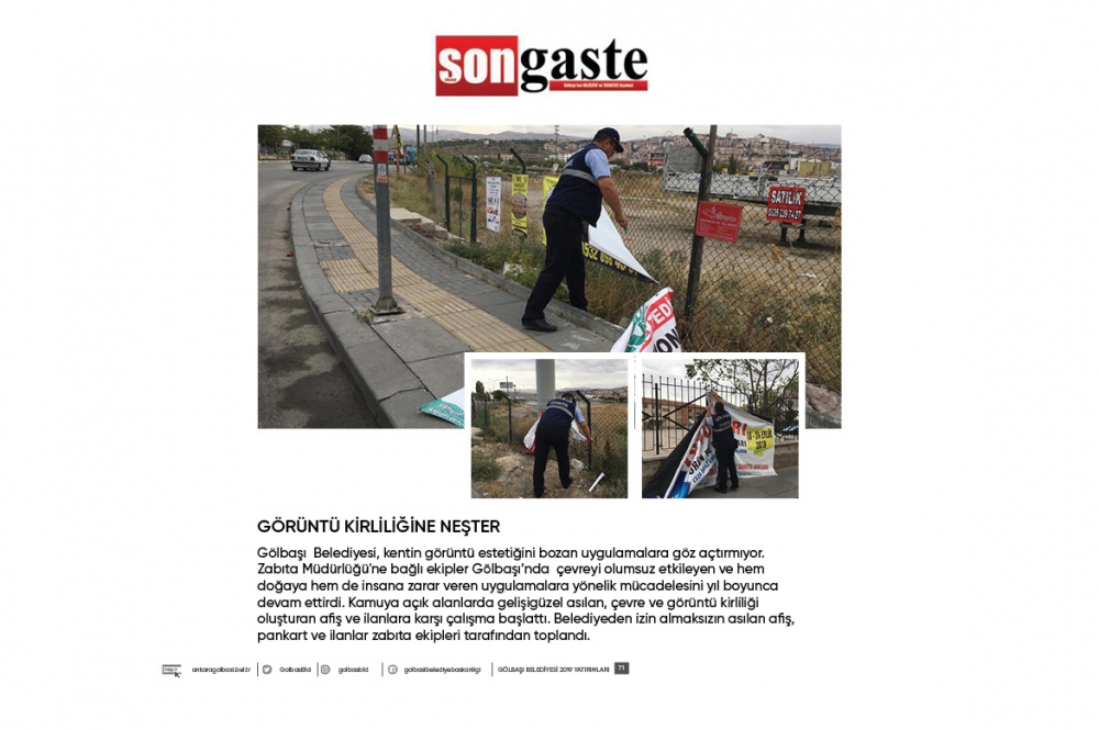 Gölbaşı Belediye Başkanı Ramazan Şimşek 1 yıllık hizmetler 71