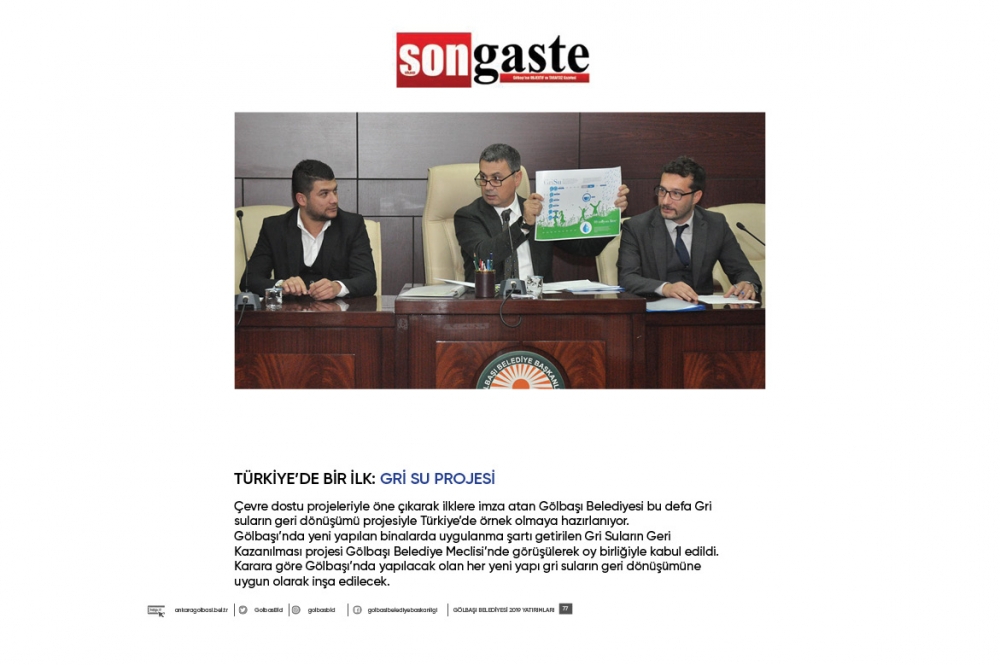 Gölbaşı Belediye Başkanı Ramazan Şimşek 1 yıllık hizmetler 77