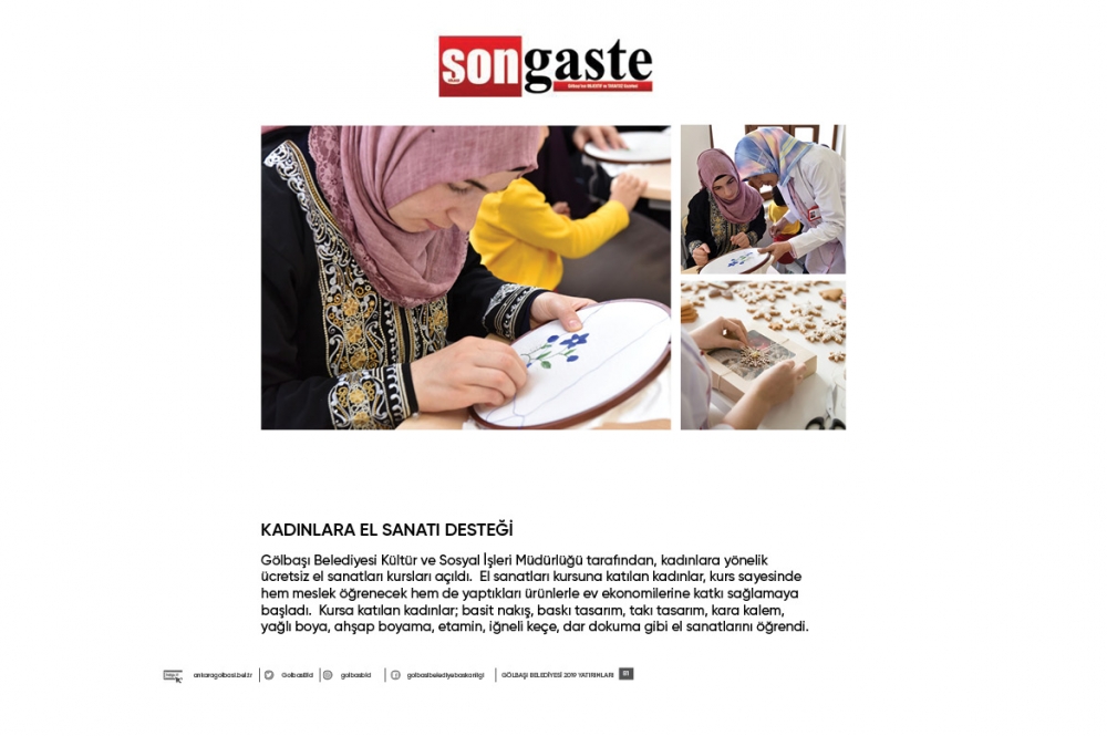 Gölbaşı Belediye Başkanı Ramazan Şimşek 1 yıllık hizmetler 81