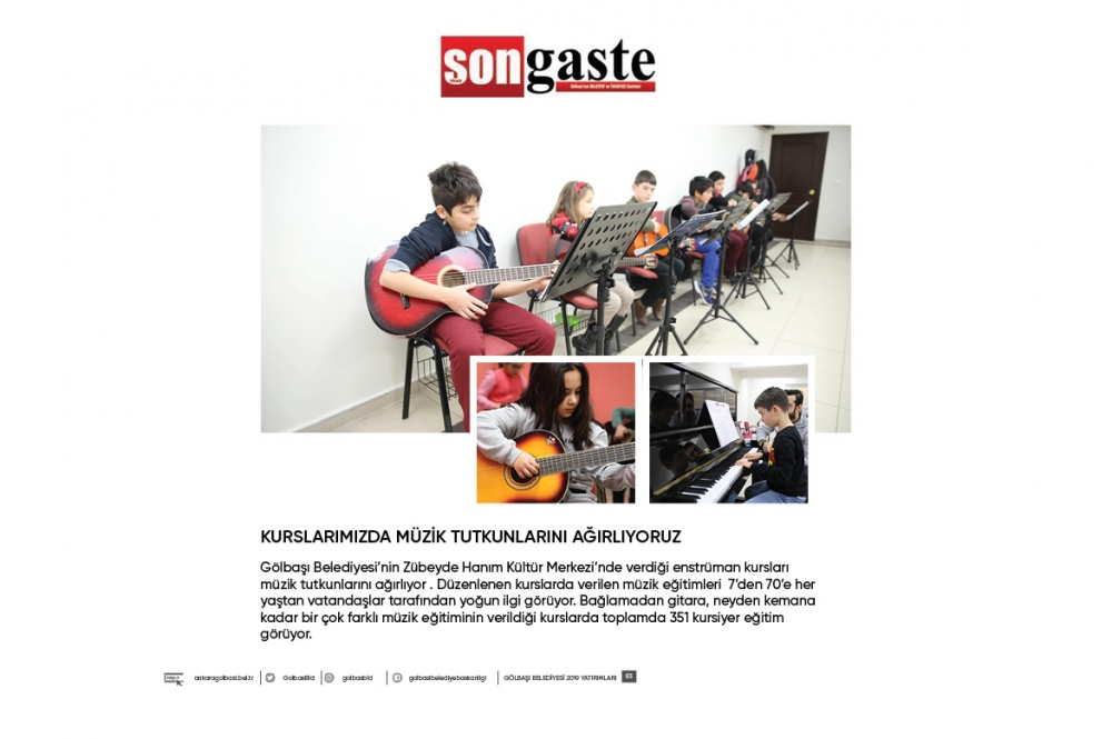 Gölbaşı Belediye Başkanı Ramazan Şimşek 1 yıllık hizmetler 83