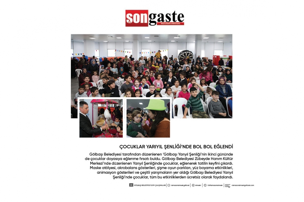 Gölbaşı Belediye Başkanı Ramazan Şimşek 1 yıllık hizmetler 88