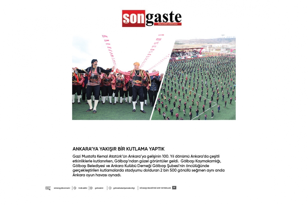 Gölbaşı Belediye Başkanı Ramazan Şimşek 1 yıllık hizmetler 89