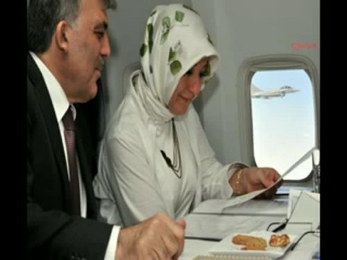 Cumhurbaşkanı Gül'e savaş uçaklı eskort 5