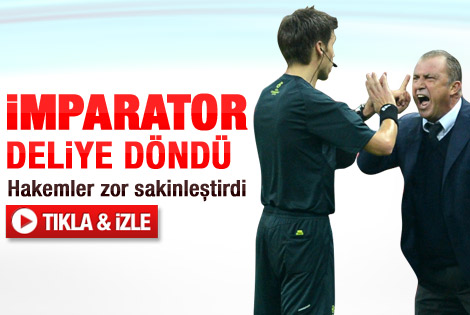 Fatih Terim'in çıldırdığı an
