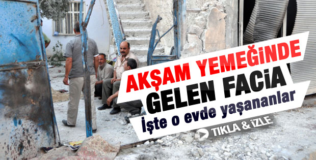Top mermisi akşam yemeğinde vurdu
