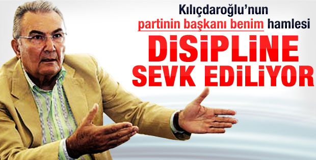 Deniz Baykal disiplin yolu göründü