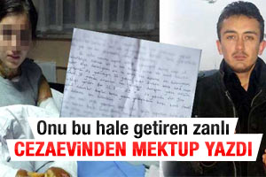 Cezaevinden tehdit mektubu yazdı