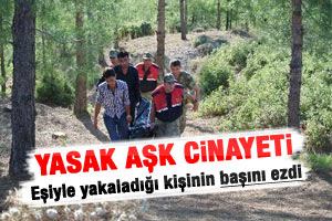 Karısını başka adamla yakalayınca çıldırdı