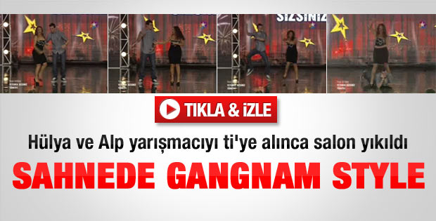 Hülya Avşar ve Alp Kırşan'dan Gangnam Stye