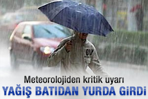 Meteorolojiden önemli uyarı