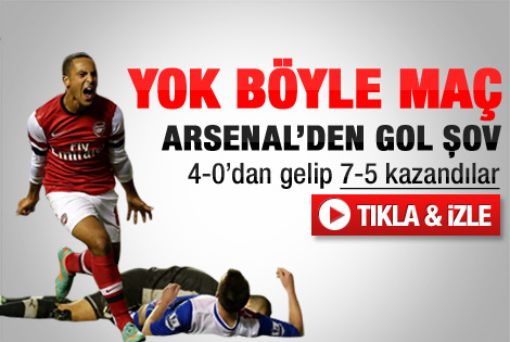 Arsenal'den müthiş geri dönüş - Video